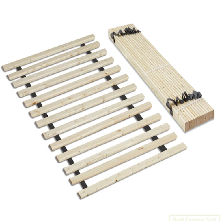 HeavyDuty Wooden Bunkie Board/Slats Mattress Support, Twin, Wooden Bed