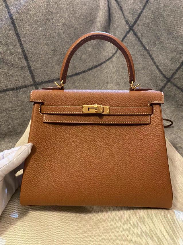 ✨Brand new✨ Kelly25 in Gold*Gold Epsom leather Stamp B 2023 Full