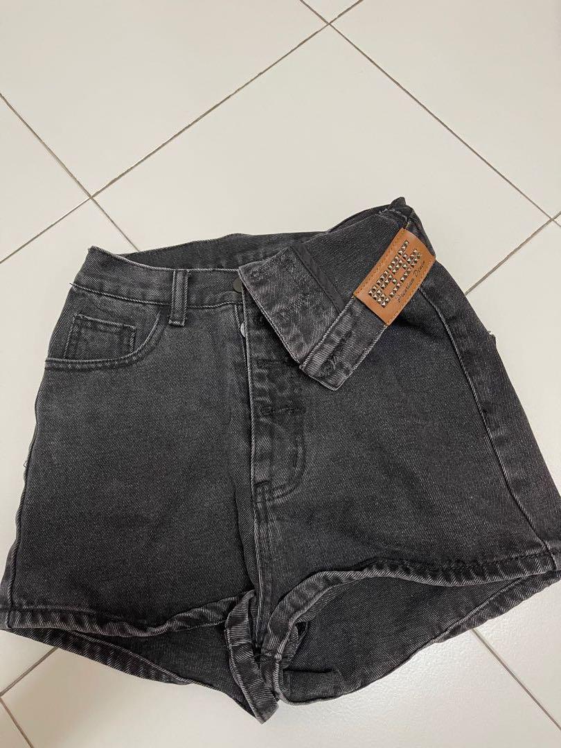 High waist jeans shorts/nice design 