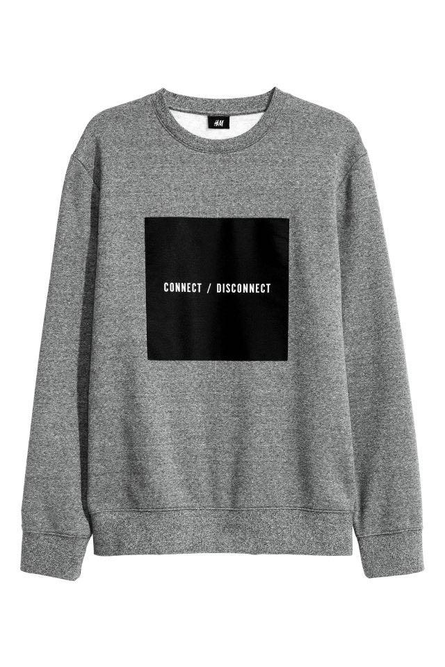 H M Mens Sweatshirt Men s Fashion Tops Sets Hoodies on Carousell