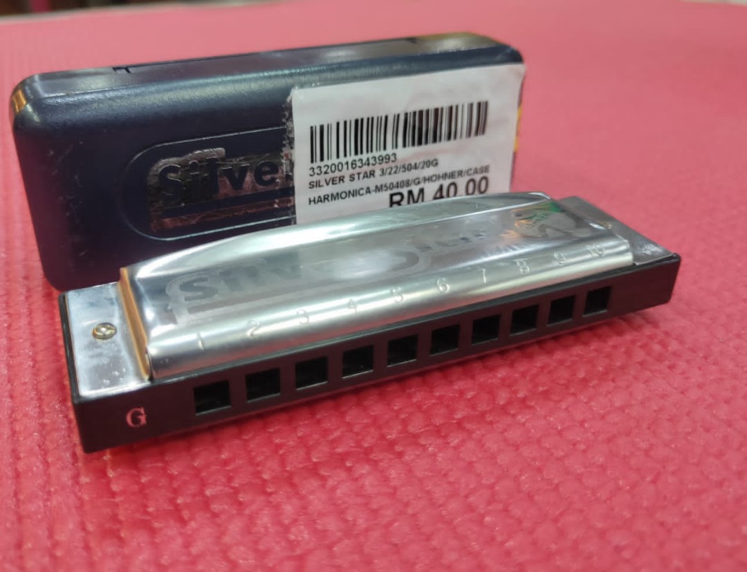 Hohner M50408 x Silver Star Harmonica in key of G