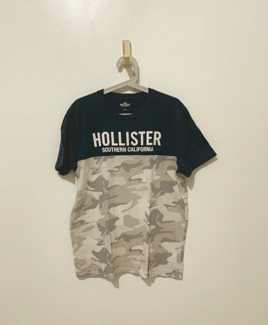 Hollister camp shirt discount