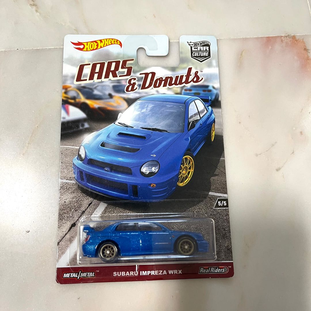 Hot wheels cars and deals donuts subaru