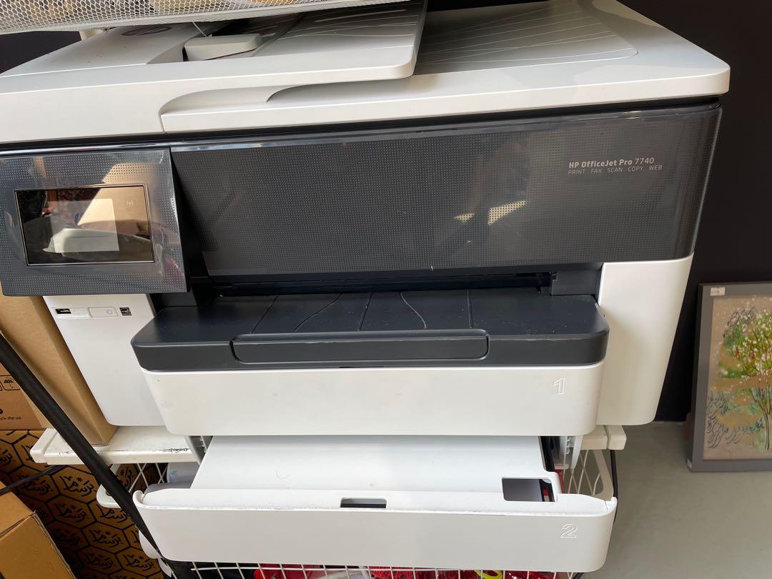 HP Officejet Pro 7740 Colour Multifunction Inkjet Printer - A3 for