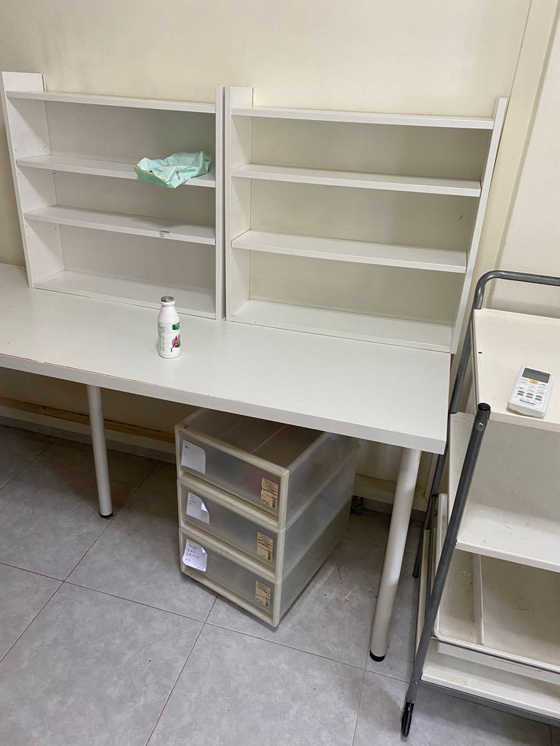 IKEA desk top shelf, Furniture & Home Living, Furniture, Shelves