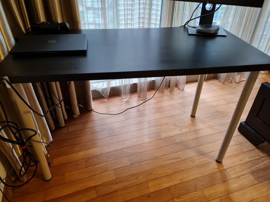 IKEA LINNMON desk 120×60cm, Furniture & Home Living, Furniture, Tables
