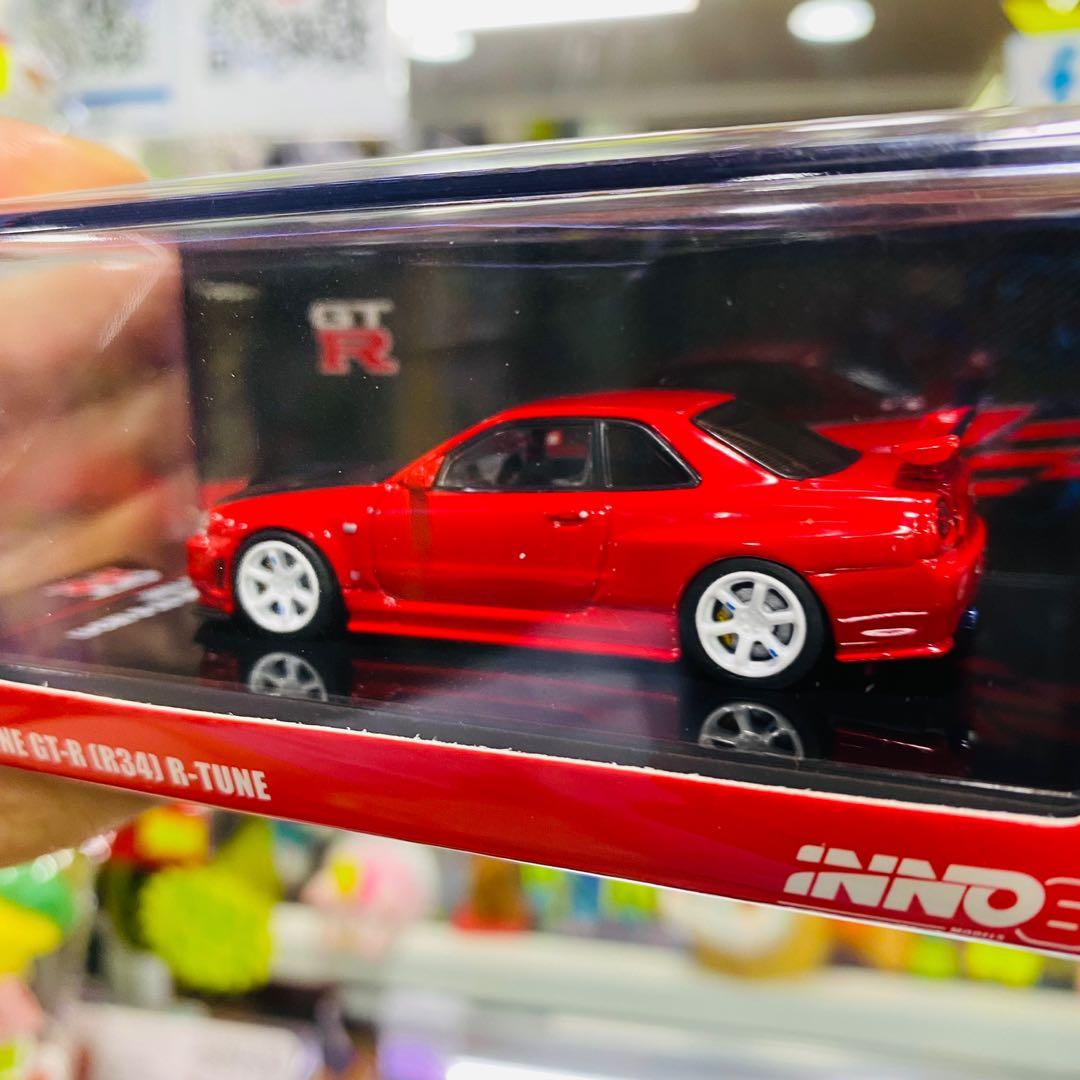 Inno64 1:64 Die-cast Model Car Nissan Skyline GT-R R34 R-Tune Active ...