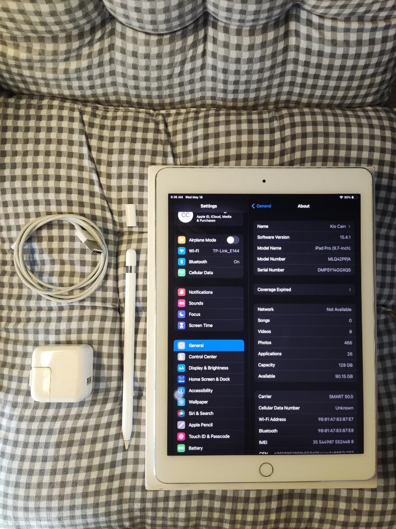 iPad Pro 9.7 128GB Wi-Fi + Apple Pencilスマホ/家電/カメラ