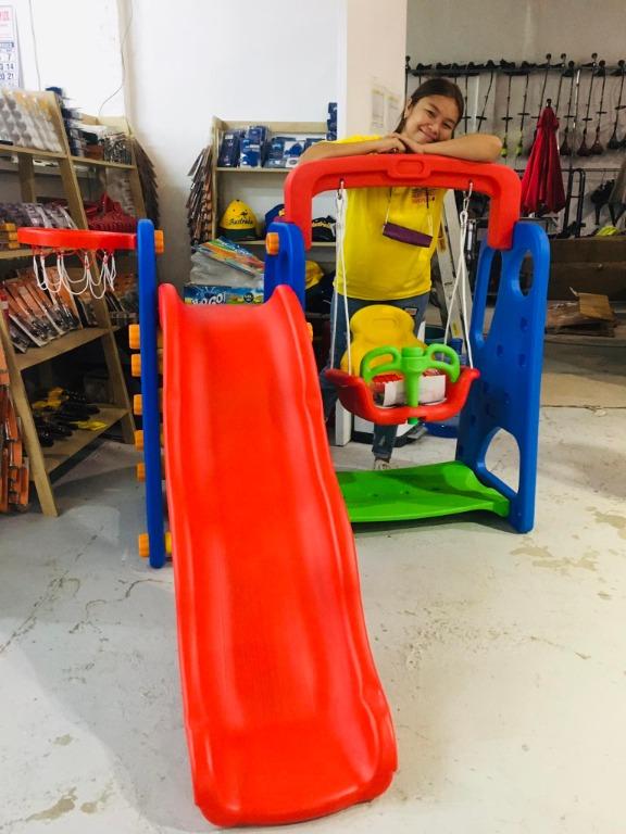 Kogan Kids Swing and Slide Basketball Activity Set, Babies & Kids