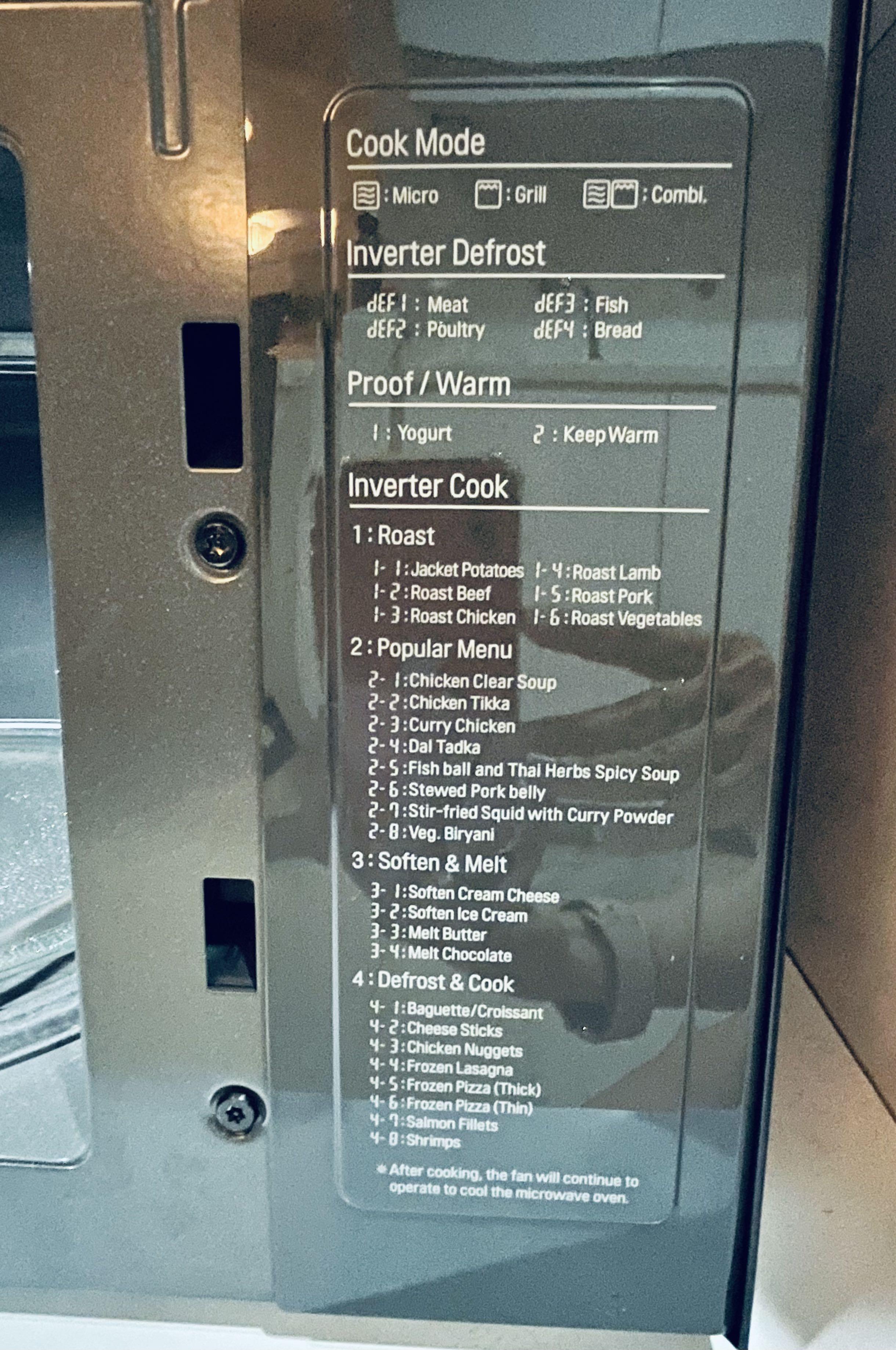 LG Smart Inverter Microwave Oven, 25L, TV & Home Appliances, Kitchen