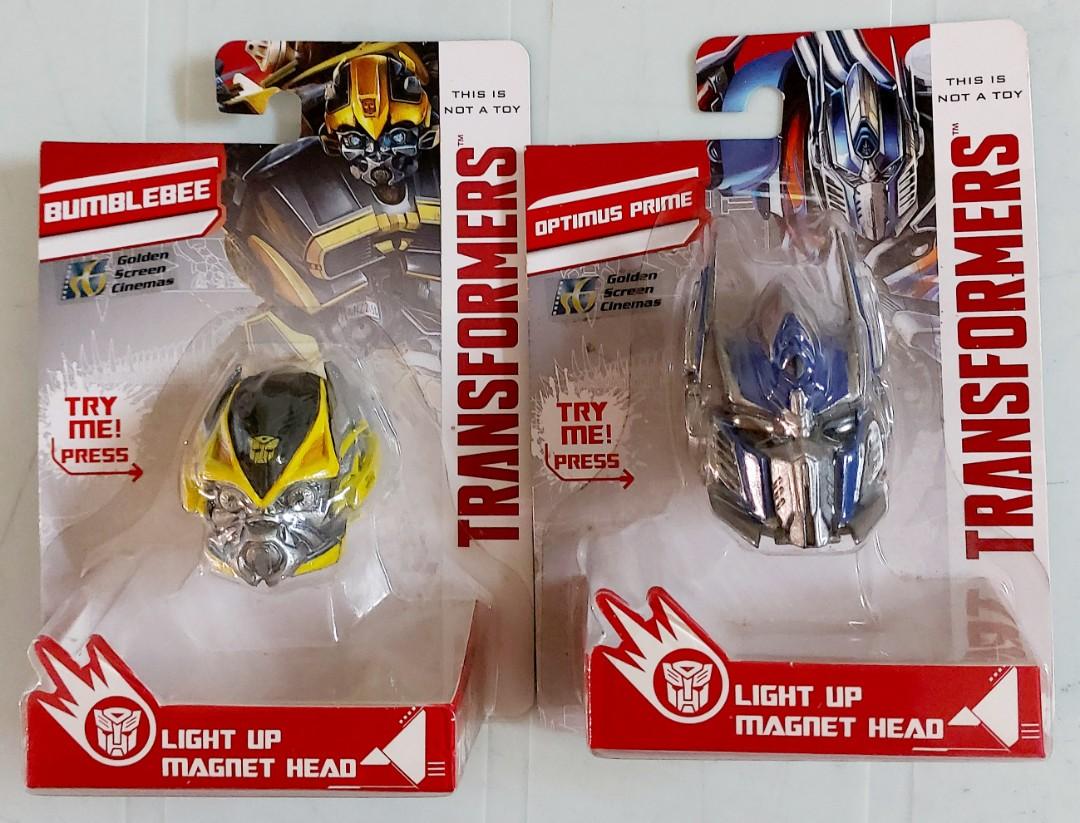 ︎LIGHT UP HEAD ︎OPTIMUS PRIME & BUMBLEBEE (Brand New), Hobbies