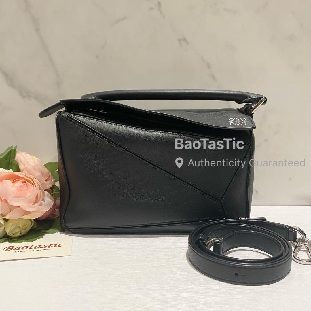 Loewe Puzzle Bag Black Small Luxury Bags Wallets on Carousell