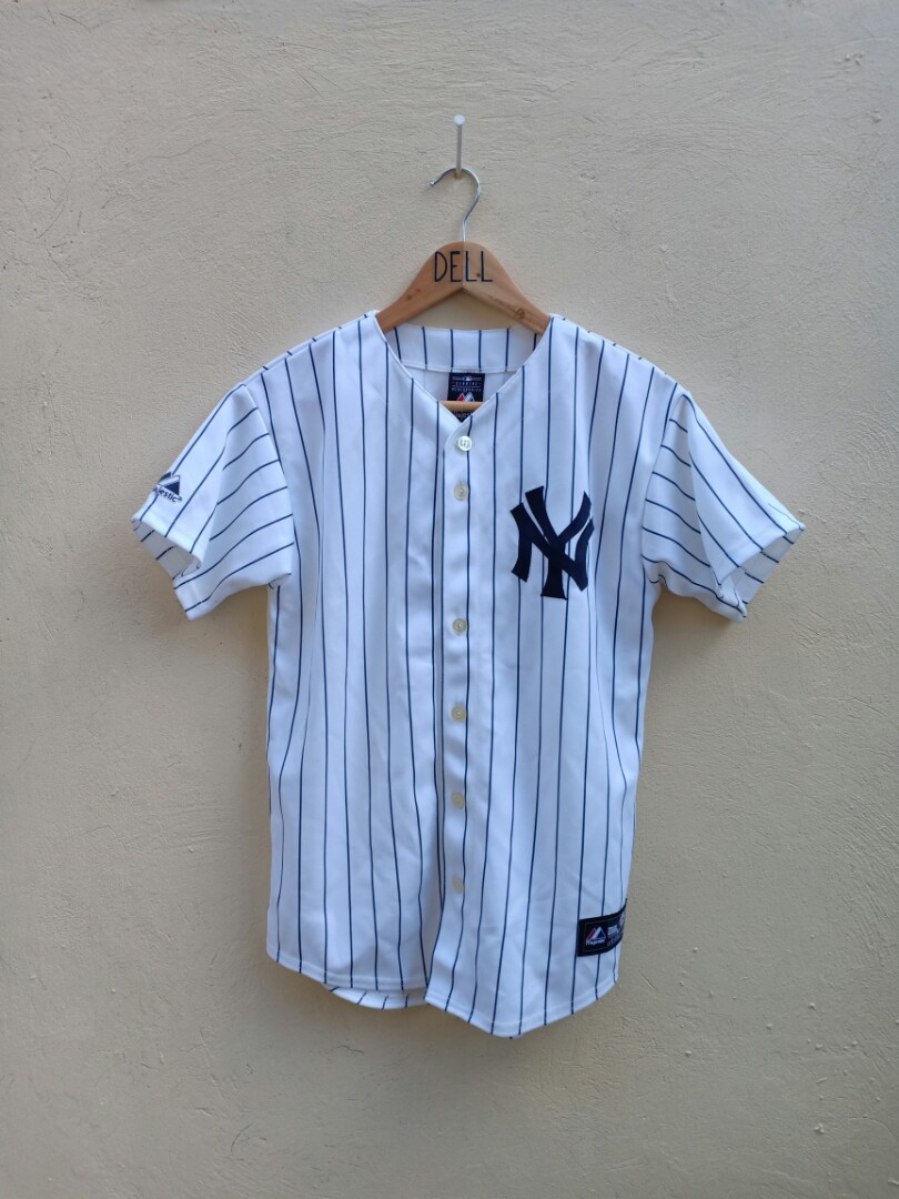 Majestic NY Yankees Jersey, Men's Fashion, Tops & Sets, Tshirts