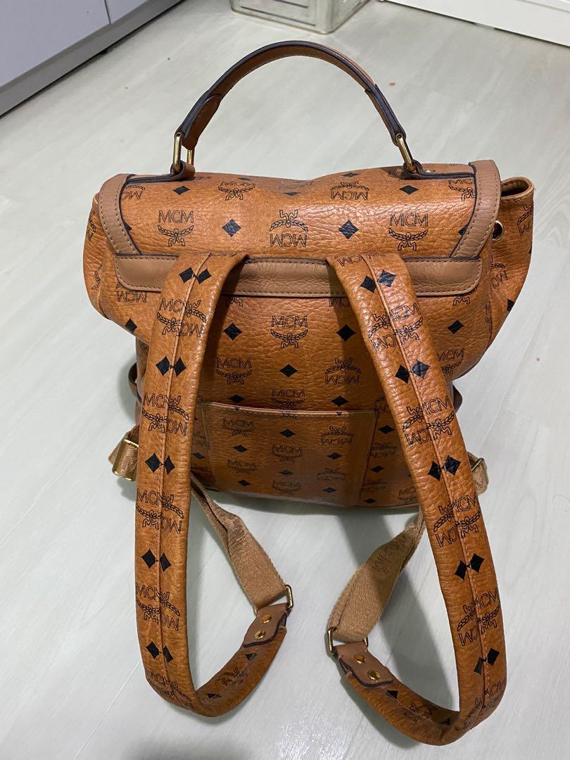 Mcm backpack strap new arrivals