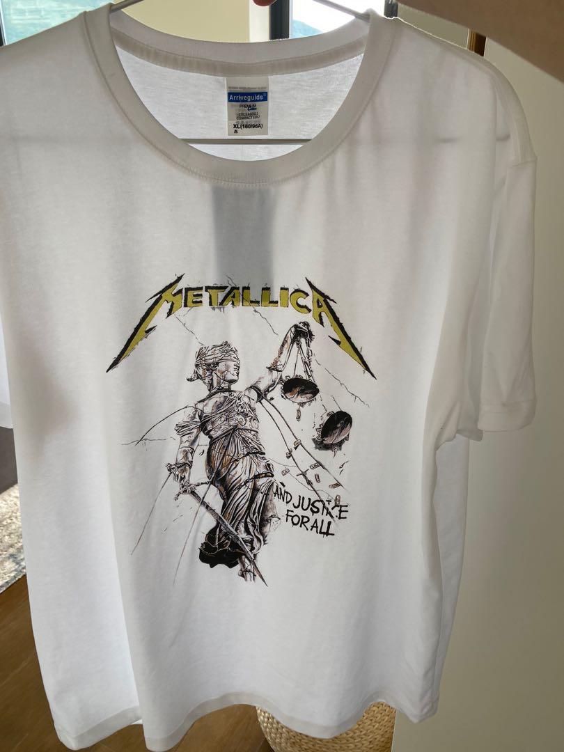 Metallica t shirt, 男裝, 上身及套裝, T-shirt、恤衫、有領衫- Carousell