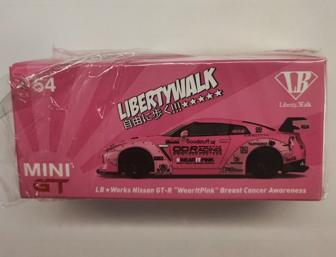 MINI GT no.54 1/64 LBWorks 日産GT-R R35 WearltPink minigt pink 