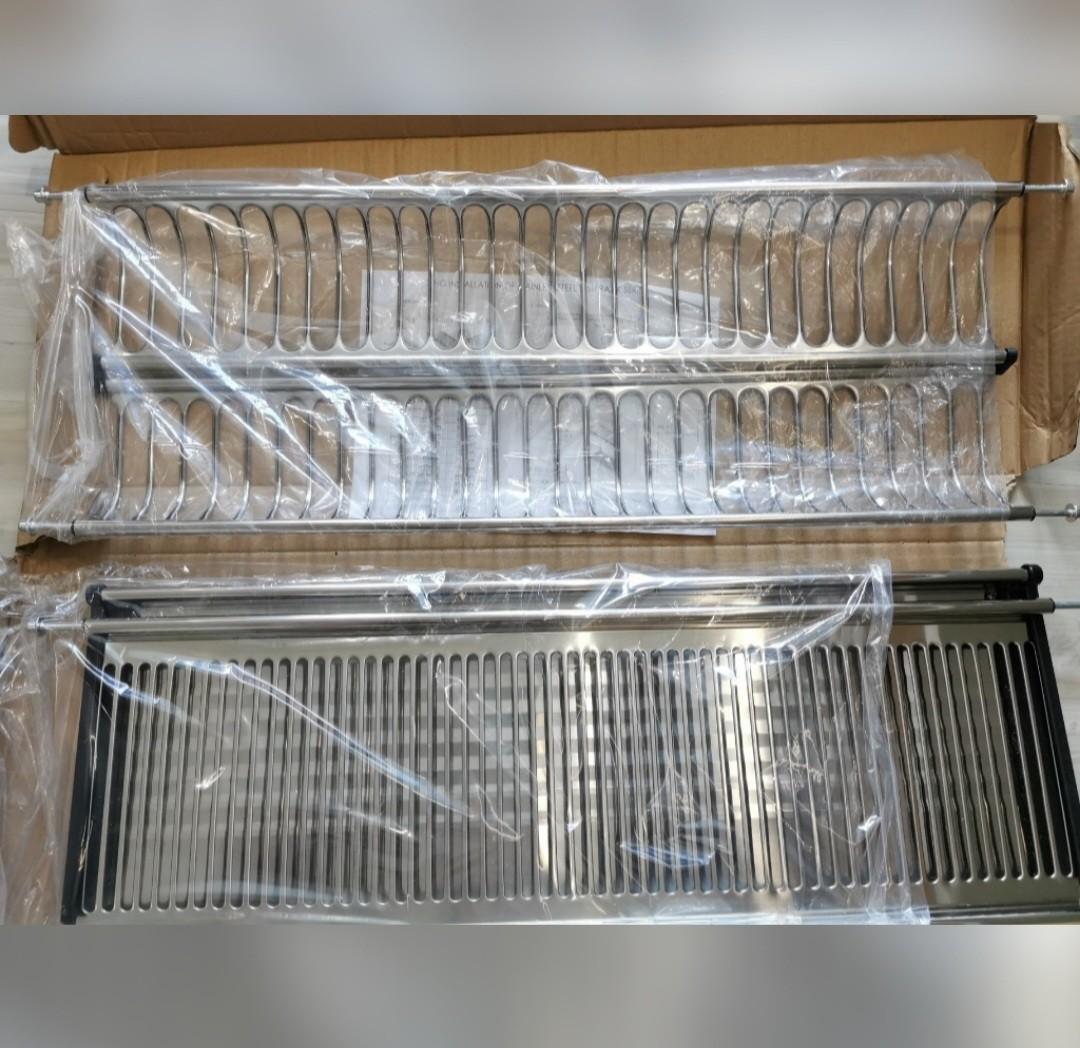 MNT 304 Stainless Steel Kitchen dish rack 800mm, Furniture & Home ...
