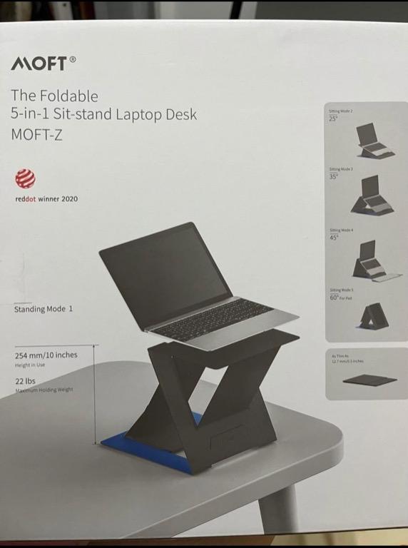 Moft Foldable 5in1 Sitstand Laptop Desk for sale, Computers & Tech