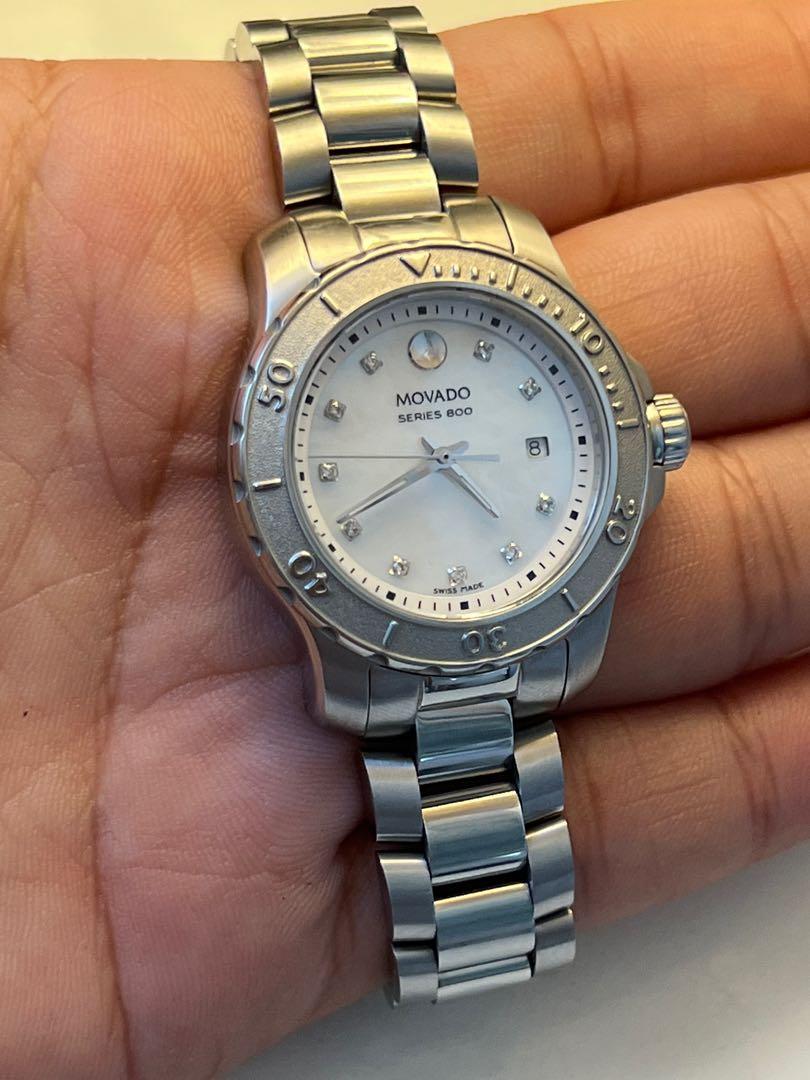 Movado series sales 800 women's diamond