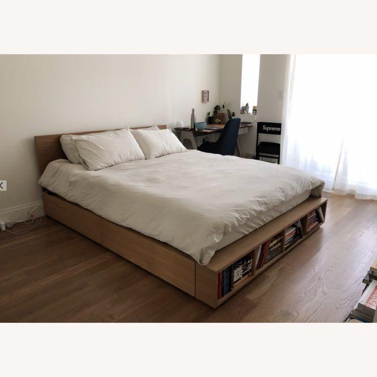 Muji storage bed queen size add on box., Furniture & Home Living
