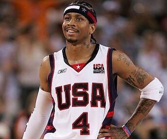 Allen iverson hot sale olympic jersey