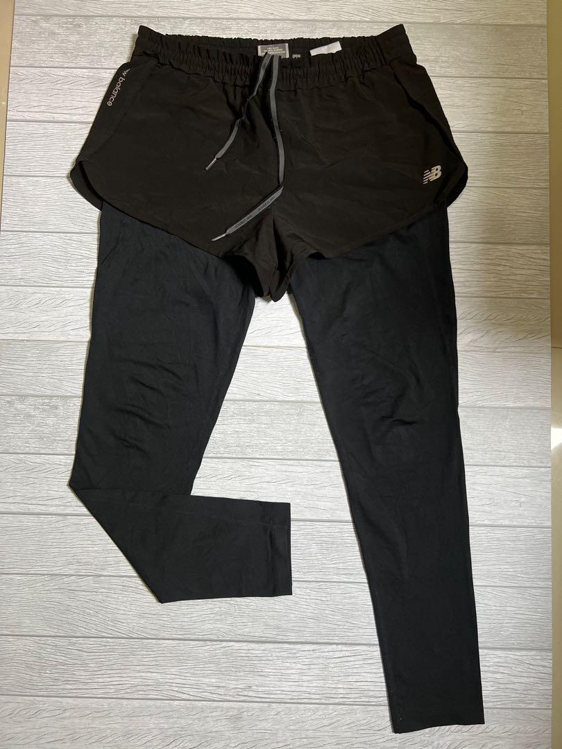 New Balance leggings + short, Olah Raga 