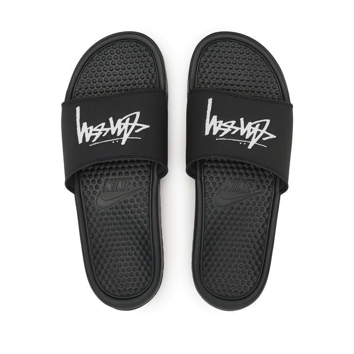 Nike x Stussy Benassi Slide Men s Fashion Activewear on Carousell