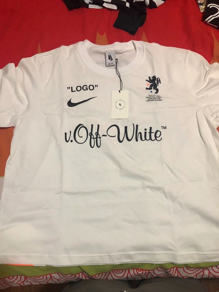 Nikelab x OFF WHITE Mercurial NRG X Tee White Men s Fashion Tops