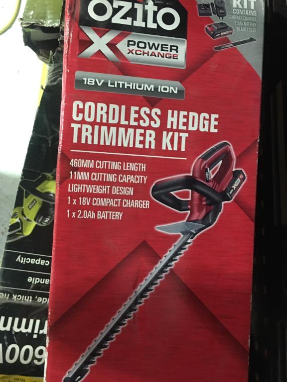 Ozito Cordless Hedge Trimmer Kit (Category: Grass Mowers & Trimmers) located in Muntinlupa City. Submitted by aussie.surplustore (Listing ID 1161297822, Image 2). Description: Ozito Cordless Hedge Trimmer Kit Price: 3,500 📌 Items are from Australia SURPLUS/USED or MALL PULL OUT Tested and Working 📍MODE OF PAYMENT: GCash or Bank Transfer NO COD TRANSACTION Payment first only. .