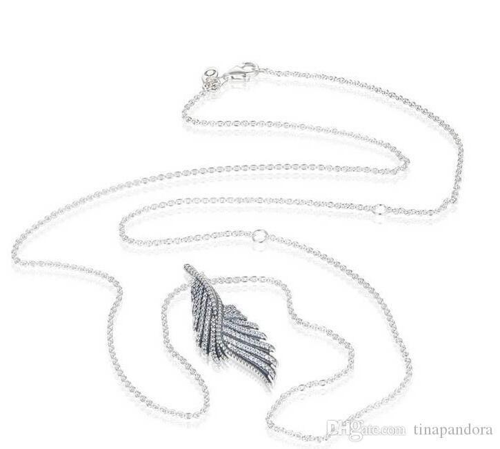 Majestic feather necklace pandora store