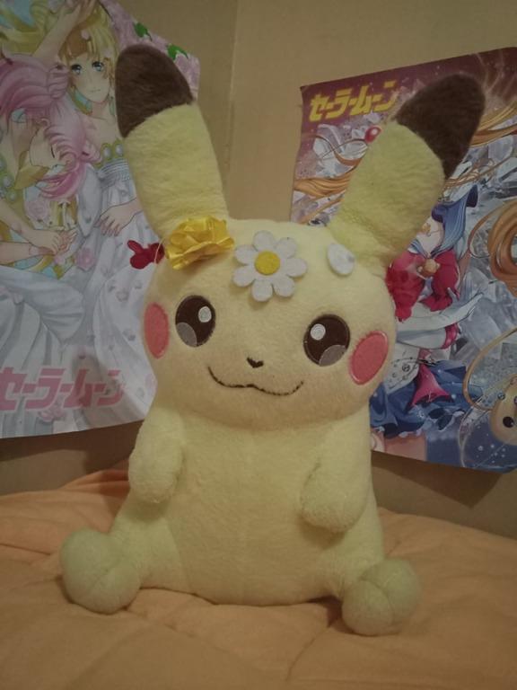 Pikachu flower crown plush new arrivals
