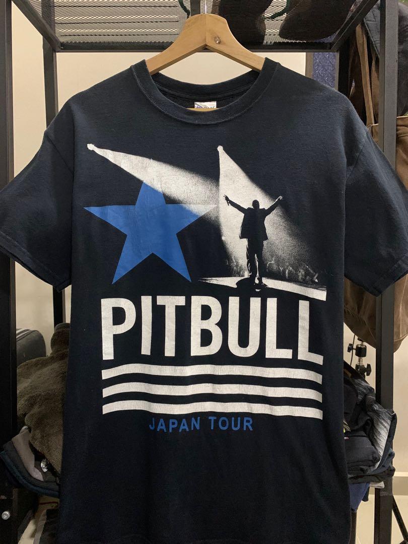 Pitbull raptee tour 2013 Men s Fashion Tops Sets Tshirts