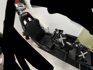 Playseat 賽車架連座椅 連 座地顯示屏架 [不連任何軚盤腳踏顯示屏]