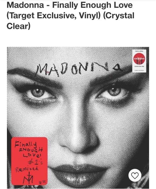 Madonna - Finally Enough Love (Walmart Exclusive) - Vinyl 