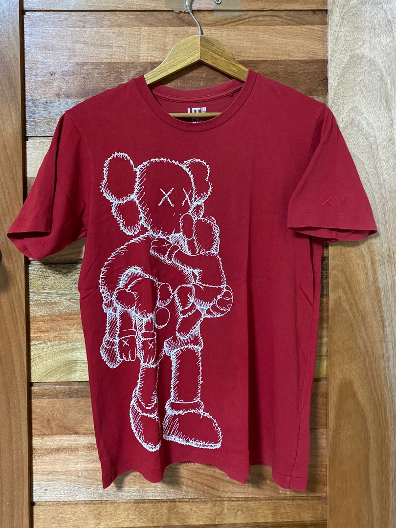 Kaws red shirt clearance