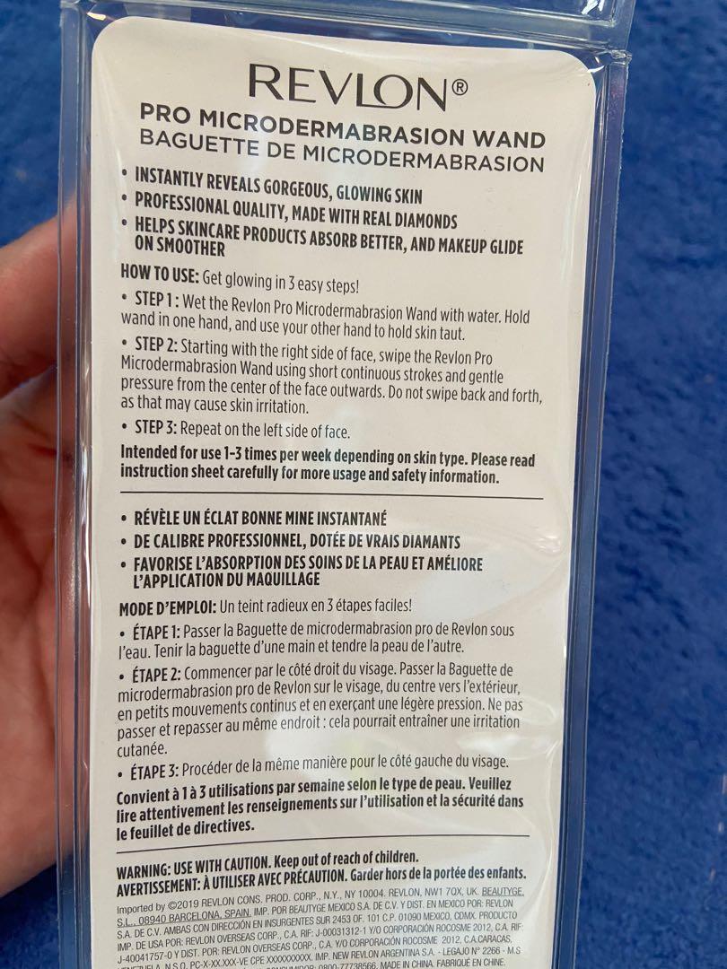 Revlon pro micro dermabrasion wand, Beauty & Personal Care, Face, Face