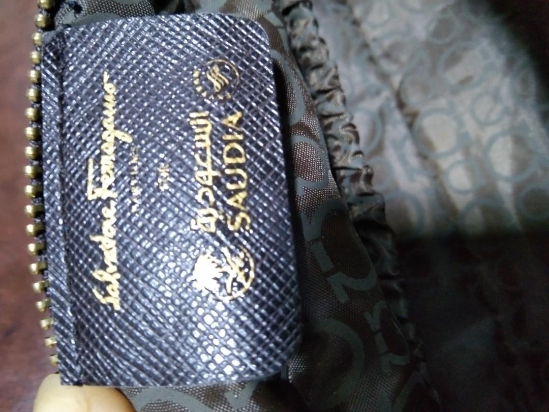 Salvatore Ferragamo Clutch Bag (Category: Luxury Bags & Wallets) located in Manila. Submitted by cleviticus (Listing ID 1161419437, Image 3). Description: SALVATORE FERRAGAMO CLUTCH, VIP Gift of _________ Airlines for their Premium/First Class Passengers. (Authentic/Collaboration). DIMENSION: Height 4 1/2 inches Length 9 inches Width 4 inches Brandnew/unused Good Condition..