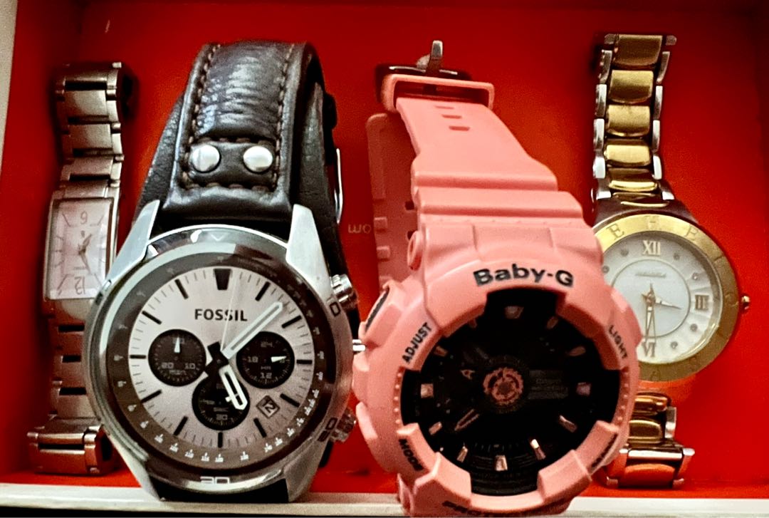 Seiko Fossil Baby G Heloisa, Luxury, Watches on Carousell