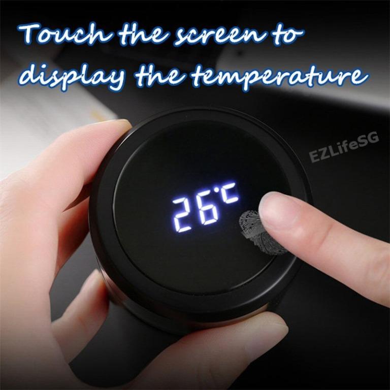 Smart LED Temperature Display Premium Thermal Flask Vacuum Thermos 304 ...