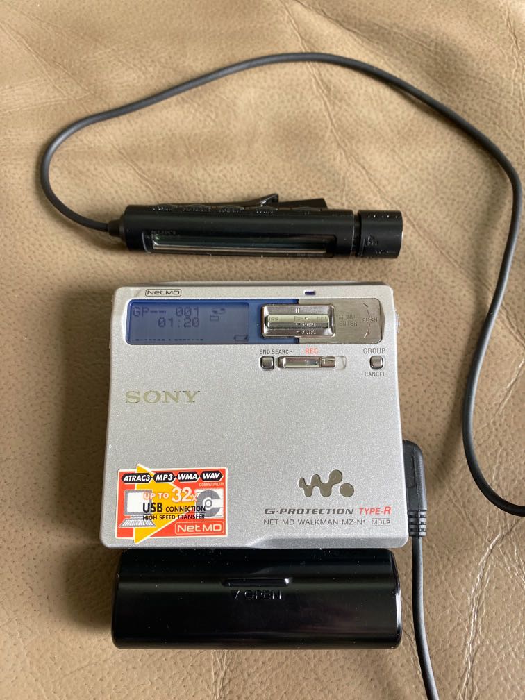 美品DE完動品】SONY MD WALKMAN MZ–N1 ダークカラーウォークマン ...