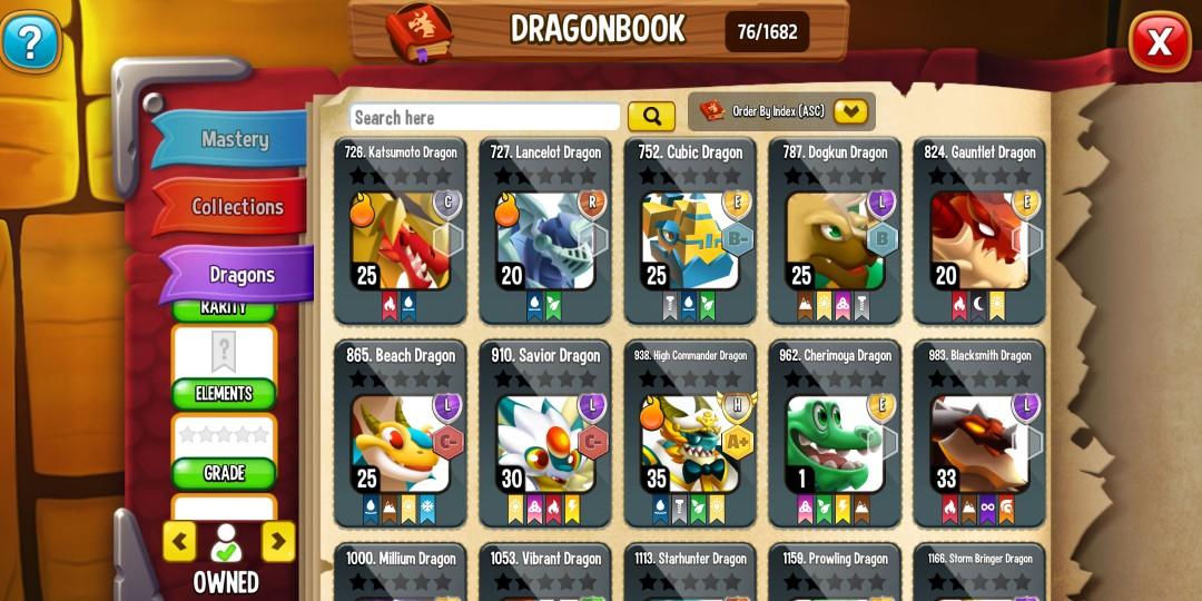 Stacked Dragon City Account (2 Heroric), Video Gaming, Gaming