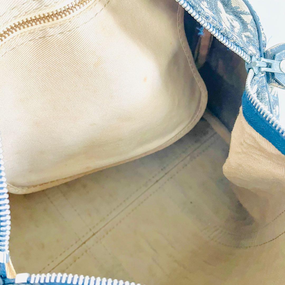 Speedy travel bag Dior Blue in Cotton - 29778980