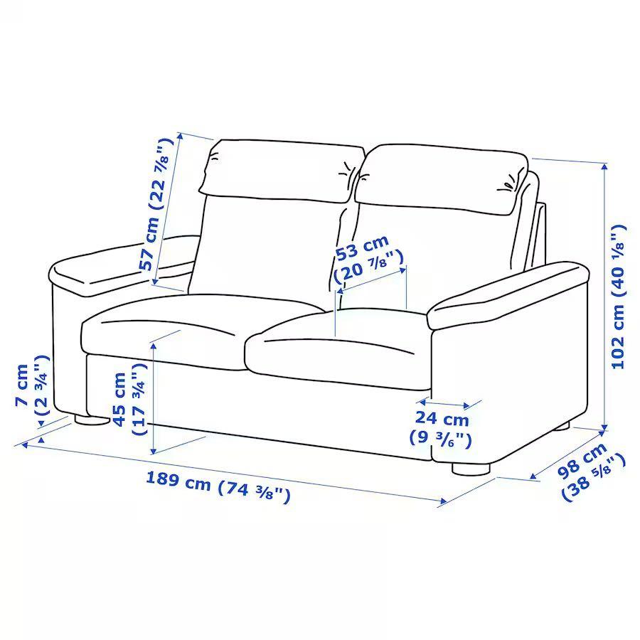 Super Comfy Ikea Lidhult 2 Seater Sofa Furniture And Home Living Furniture Sofas On Carousell 