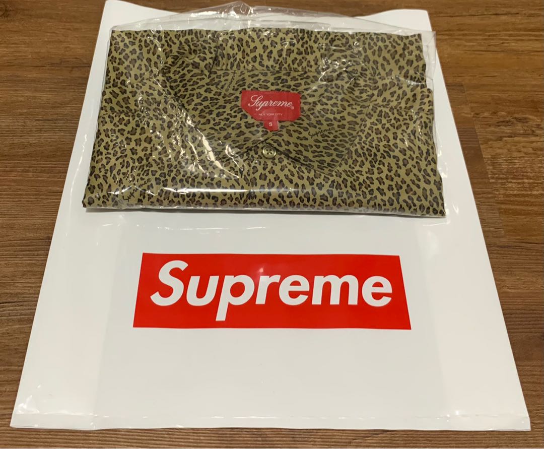 12400円 超安い品質 supreme Leopard Silk S Shirt
