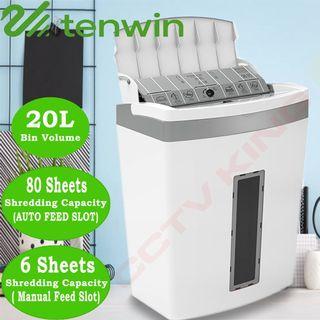 TENWIN Auto feeder paper shredder paper cutter