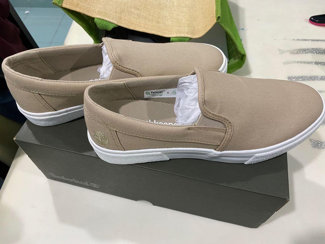 Timberland top slip ons