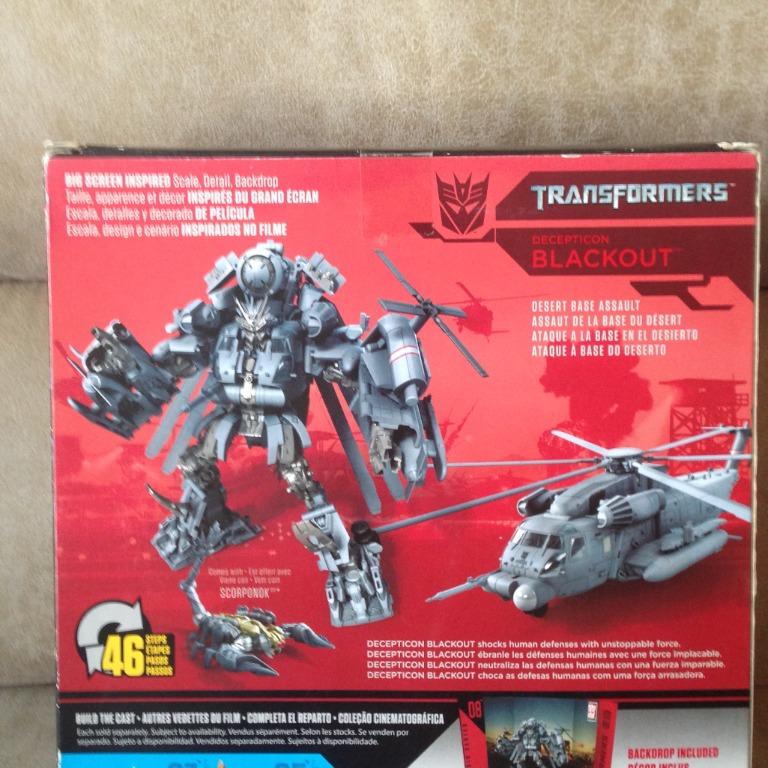 TRANSFORMERS Blackout SS08 Studio Series Leader Class DECEPTICON