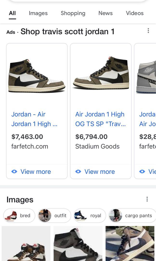 Jordan x Travis Scott x Fragment Air Jordan 1 Low OG SP Sneakers - Farfetch