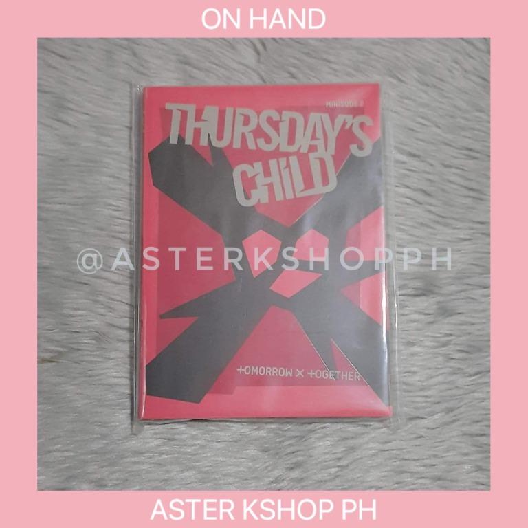 TXT - Minisode 2: Thursday's Child (Category: K-Wave Merchandise) located in Taguig. Submitted by asterkshopph (Listing ID 1161384368, Image 3). Description: 🌸 On hand and sealed. 🌸 INCLUSIONS: - CD - Photobook - Lyric Card Set - Photocard - Sticker - Postcard - Lenticular Card - Logo Paper Toy.