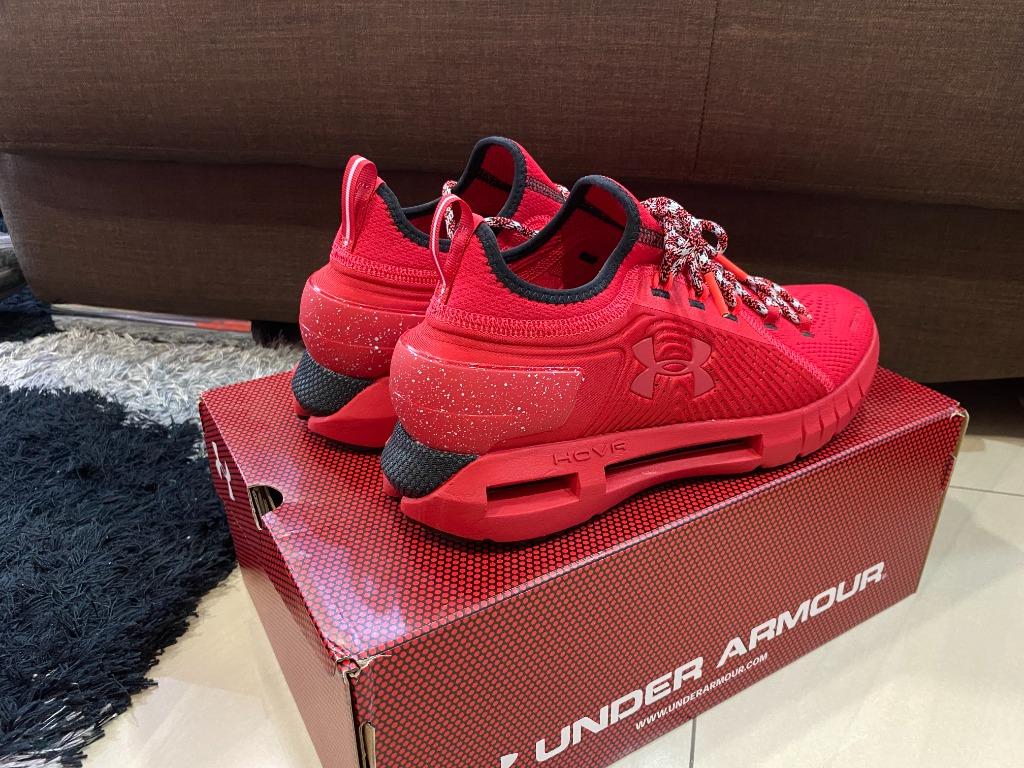 Under armour clearance shoes red color